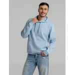 Толстовка с капюшоном SNAKE II голубая, размер XS