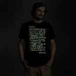 Футболка мужская «Да будет свет», со светящимся принтом, размер S