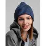 Шапка STOUT, синий меланж