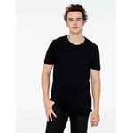 Футболка удлиненная MAGNUM черная, размер XS