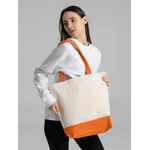 Холщовая сумка SHOPAHOLIC, оранжевая