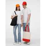 Холщовая сумка SHOPAHOLIC, красная