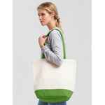 Холщовая сумка SHOPAHOLIC, ярко-зеленая