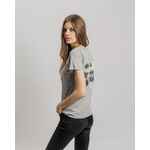 Футболка женская «Подсознательность», серый меланж, размер S