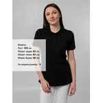 Рубашка поло женская VIRMA STRETCH LADY, черная, размер S