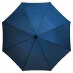 Зонт-трость MAGIC с проявляющимся рисунком в клетку, темно-синий