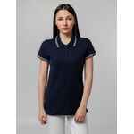 Рубашка поло женская VIRMA STRIPES LADY, темно-синяя, размер S