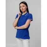 Рубашка поло женская VIRMA STRIPES LADY, ярко-синяя, размер S