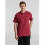 Рубашка поло мужская NEPTUNE вишнево-красная, размер S