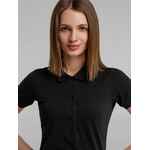 Рубашка поло женская NEPTUNE черная, размер L