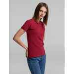 Рубашка поло женская NEPTUNE вишнево-красная, размер S
