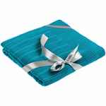 Плед FIELD, бирюзовый