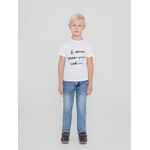 Футболка детская «Прикоснуться словами», белая, на рост 106-116 см (6 лет)