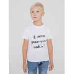 Футболка детская «Прикоснуться словами», белая, на рост 106-116 см (6 лет)