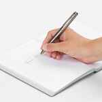 Ручка шариковая SCRIBO, серо-стальная