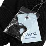 Варежки BRUGGE, черные, размер S/M