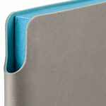 Ежедневник FLEXPEN, недатированный, серебристо-бирюзовый