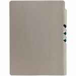 Ежедневник FLEXPEN, недатированный, серебристо-бирюзовый