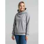 Толстовка KULONGA TERRY, серый меланж, размер XS