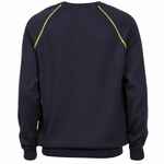 Джемпер STITCH с контрастной отделкой, синий с зеленым, размер S