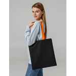 Холщовая сумка BRIGHTONE, черная с черными ручками