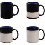 Кружка-хамелеон ON DISPLAY, матовая, черная с синим
