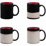 Кружка-хамелеон ON DISPLAY, матовая, черная с красным