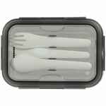 Ланчбокс HARD WORK, серый