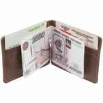 Зажим для купюр APACHE, коричневый (какао)