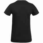 Футболка женская «Цветочная азбука: А», черная, размер S