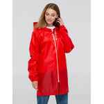 Дождевик «Воплащение красоты», красный, размер M