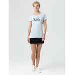 Футболка женская HATE-LOVE, голубая, размер S