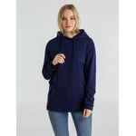 Толстовка с капюшоном унисекс HOODIE, темно-синяя, размер XS