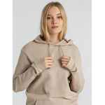Толстовка с капюшоном унисекс HOODIE, бежевая, размер XS