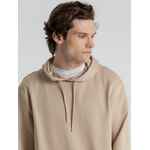 Толстовка с капюшоном унисекс HOODIE, бежевая, размер XS