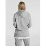 Толстовка с капюшоном унисекс HOODIE, серый меланж, размер XS