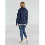 Толстовка с капюшоном унисекс HOODIE, синий меланж, размер XS