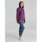 Толстовка с капюшоном унисекс HOODIE, фиолетовый меланж, размер XS