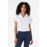 Рубашка женская с коротким рукавом EXCESS белая, размер XS