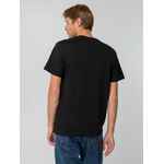 Футболка унисекс T-BOLKA 140, черная, размер S