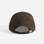 Бейсболка LONG BEACH, коричневая с бежевым