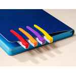 Ручка шариковая PIN, белая с оранжевым