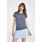 Футболка женская MIXED WOMEN голубой меланж, размер XL