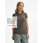 Рубашка поло женская BRANDY WOMEN темно-серый с белым, размер XS