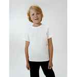Футболка детская T-BOLKA KIDS, белая (теплый оттенок), 12 лет
