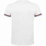 Футболка мужская RAINBOW MEN, белая с ярко-синим, размер S