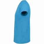 Футболка мужская приталенная REGENT FIT 150, ярко-бирюзовая, размер XS