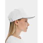 Бейсболка LONG BEACH, белая с темно-синим