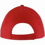 Бейсболка SOLAR, красная с белым