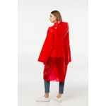 Дождевик-плащ CLOUDTIME, красный